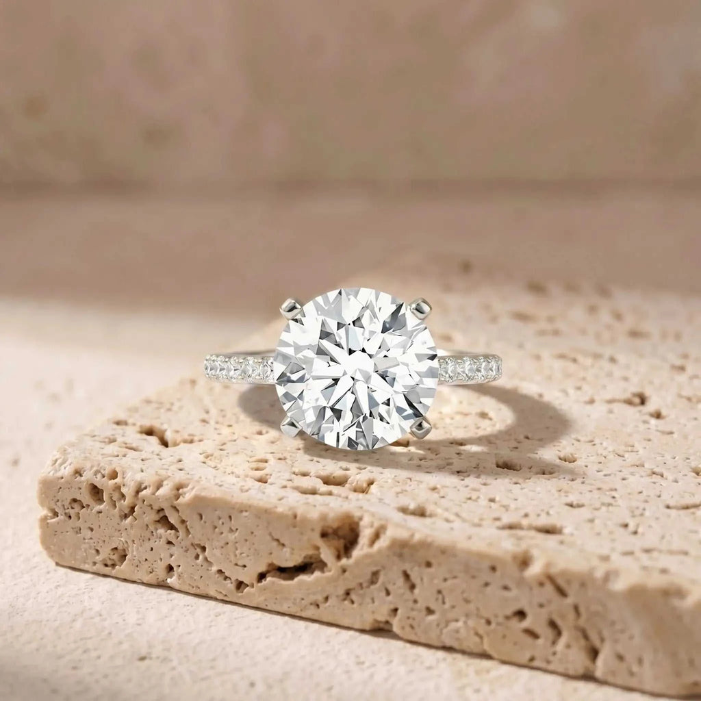 IGI Certified 3 Carat Lab Grown Diamond Statement Ring for Women