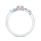 IGI Certified Lab Grown Pink Diamond Classic Engagement Ring