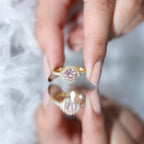 IGI Certified Lab Grown Pink Diamond Halo Engagement Ring for Women