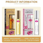 Instant Volumising Lip Plumper Oil Lip Enhancer Lip Gloss Plumping Serum Moisturizing Anti-Wrinkle Lipstick Sexy Lip Care Makeup