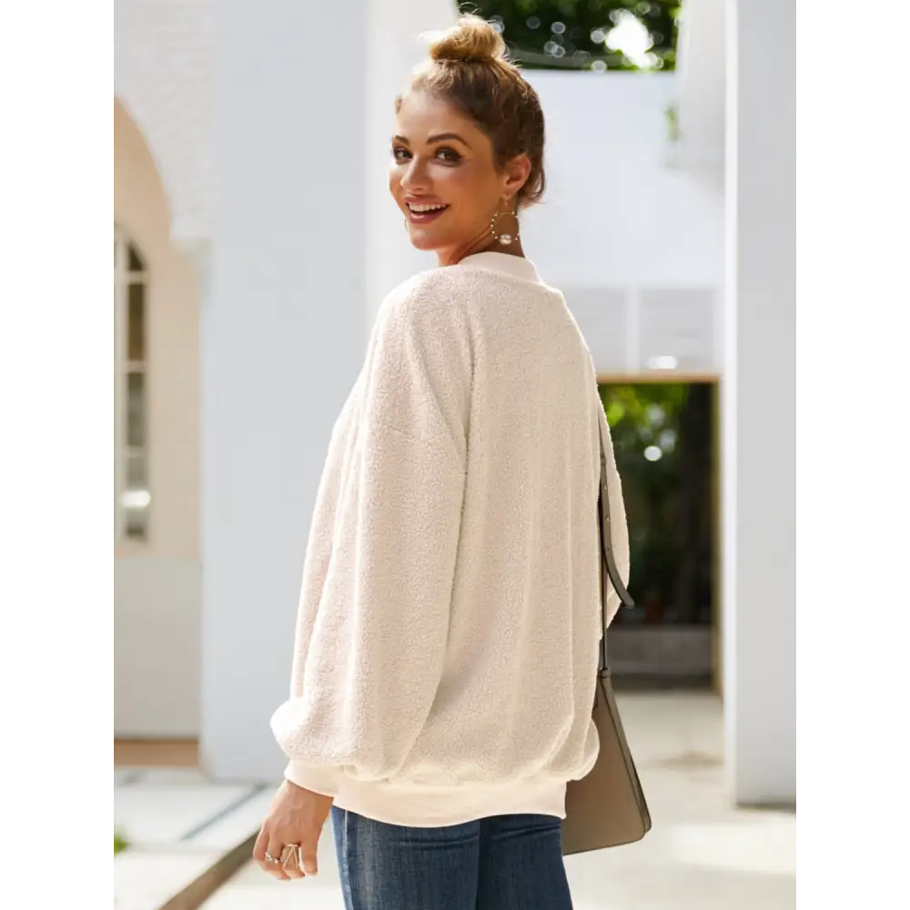 Ivy lane mock neck sweatshirt redefines luxury fashion for women $35.99 experience elegance with a basic style