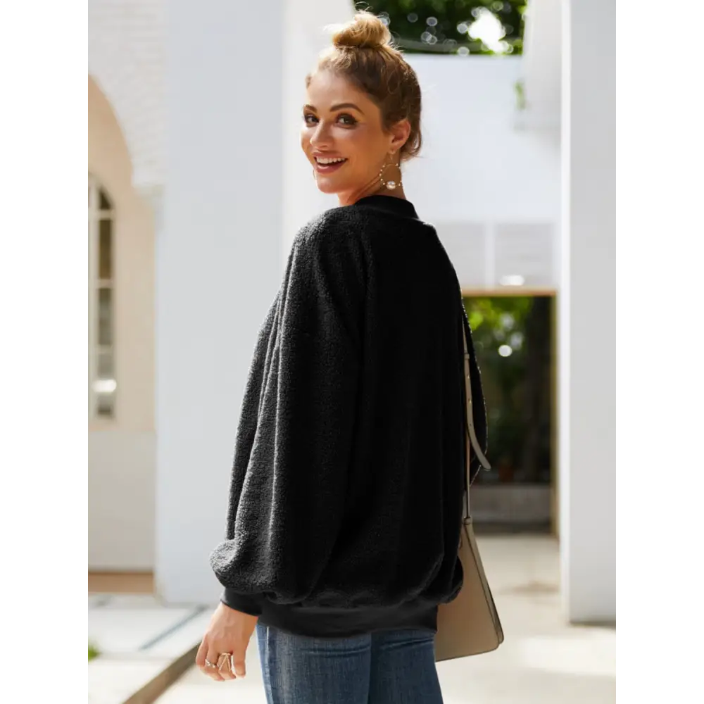 Ivy lane mock neck sweatshirt redefines luxury fashion for women $35.99 experience elegance with a basic style