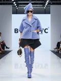 Jacket Purple Women SOHO NYFW Collection BYMANYC ® New York