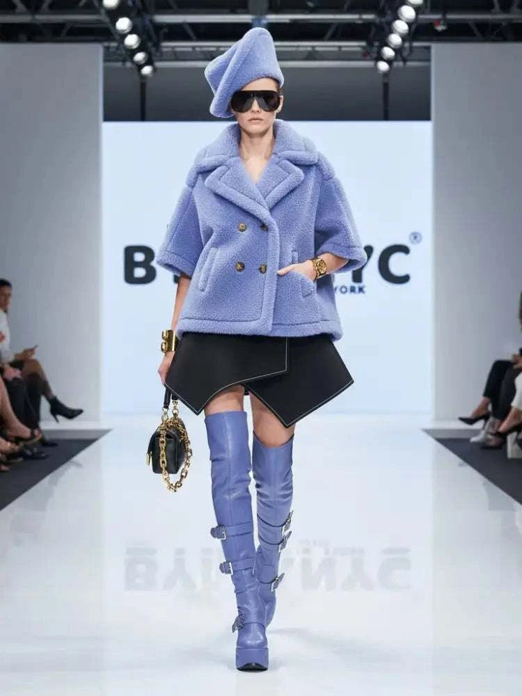 Jacket Purple Women SOHO NYFW Collection BYMANYC ® New York