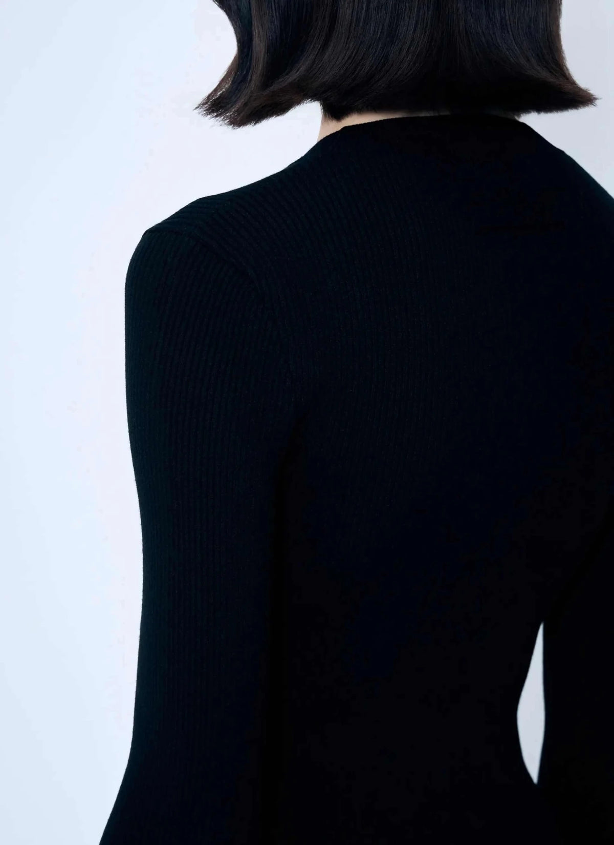 Jean Paul Gaultier Women Rib Sweater With Transparent Panels - Maven Couture IncTops / Tee Shirts