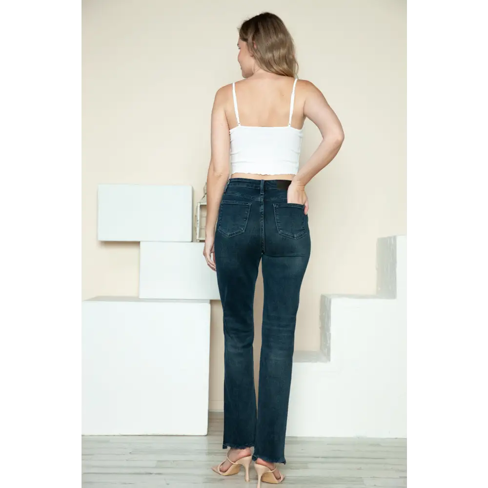 Discover luxury fashion for women with judy blue designer jeans $55.99 the button fly hem revitalizes straight jeans,