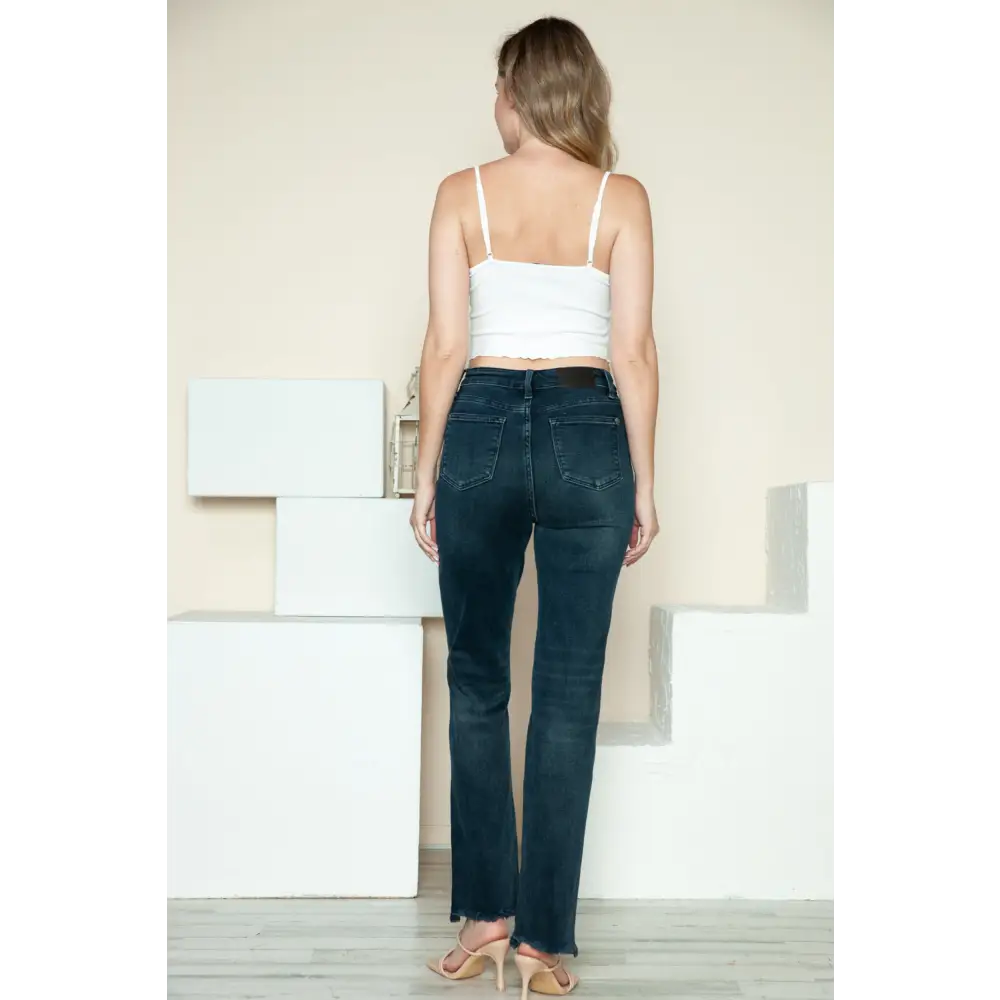 Discover luxury fashion for women with judy blue designer jeans $55.99 the button fly hem revitalizes straight jeans,