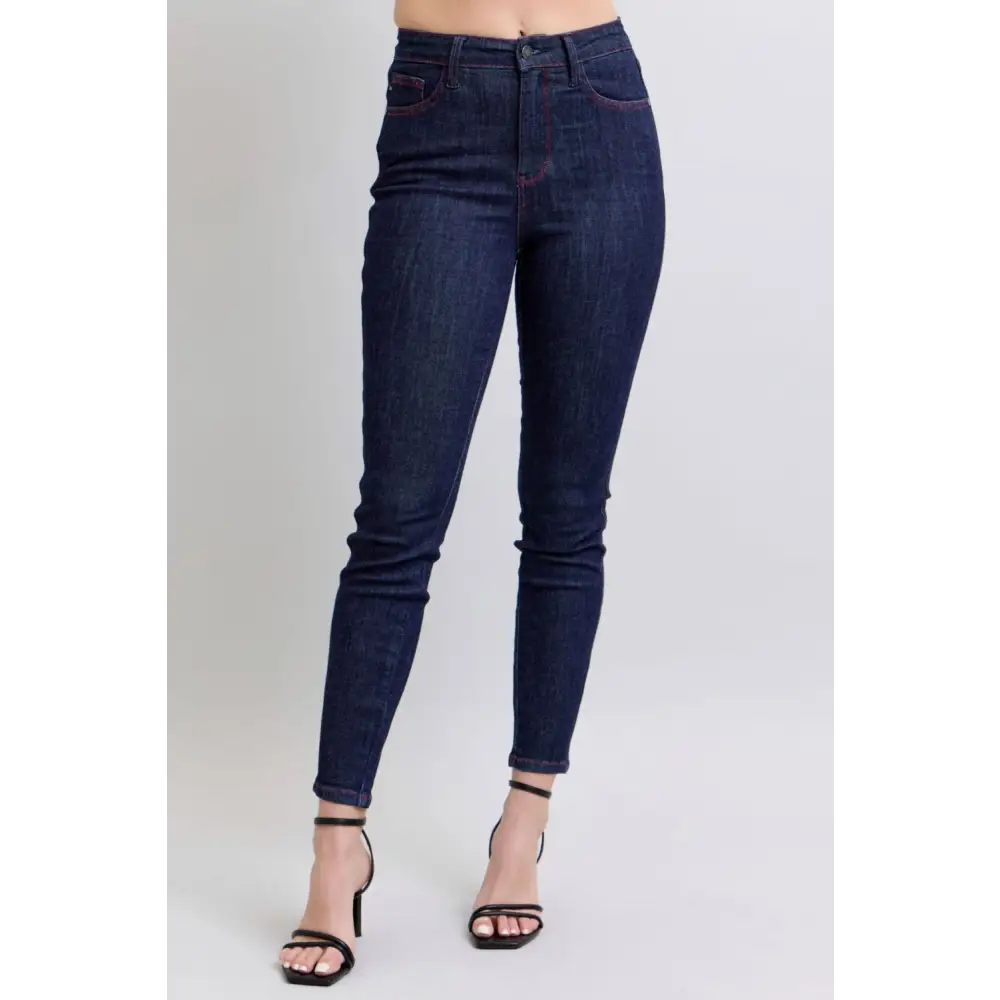 Discover judy blue luxury fashion for women with chic heart shaped jeans $52.99 high rise heart-shaped back pockets