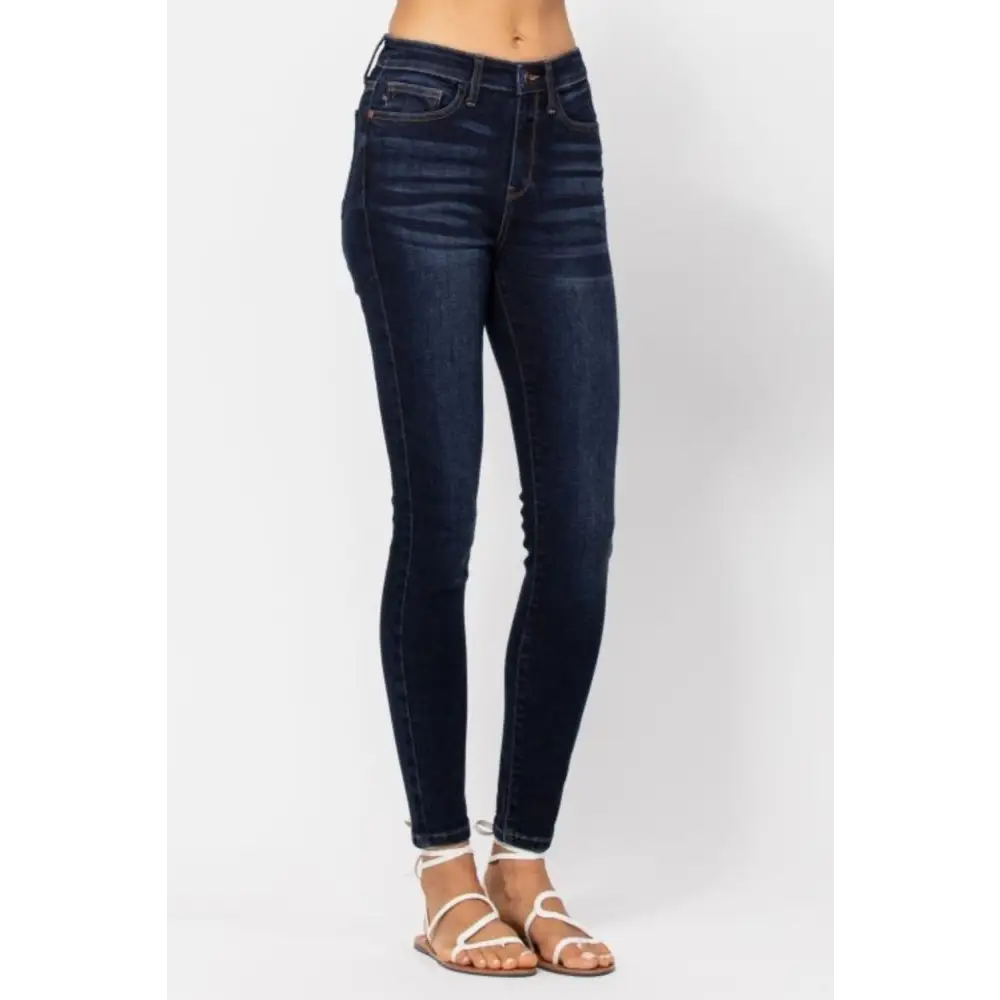 Elevate your wardrobe with judy blue luxury high waist skinny jeans $50.99 step into a world where fashion meets