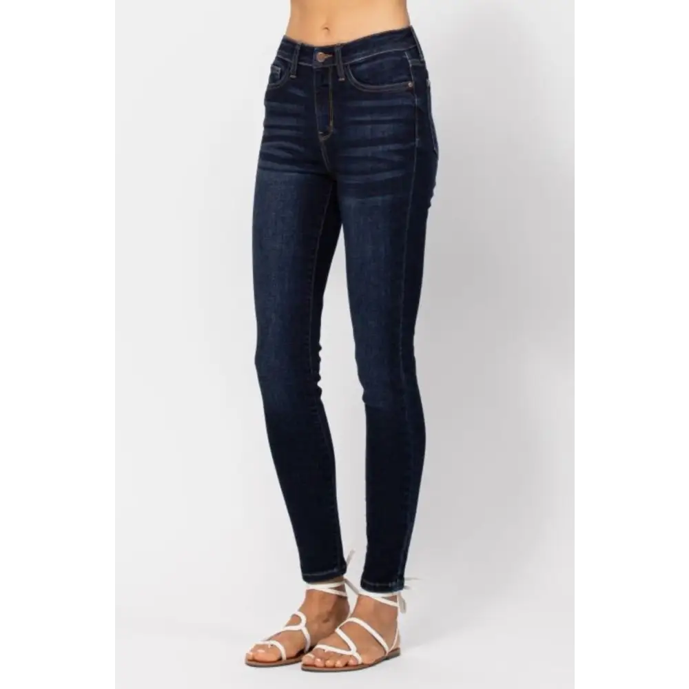 Elevate your wardrobe with judy blue luxury high waist skinny jeans $50.99 step into a world where fashion meets