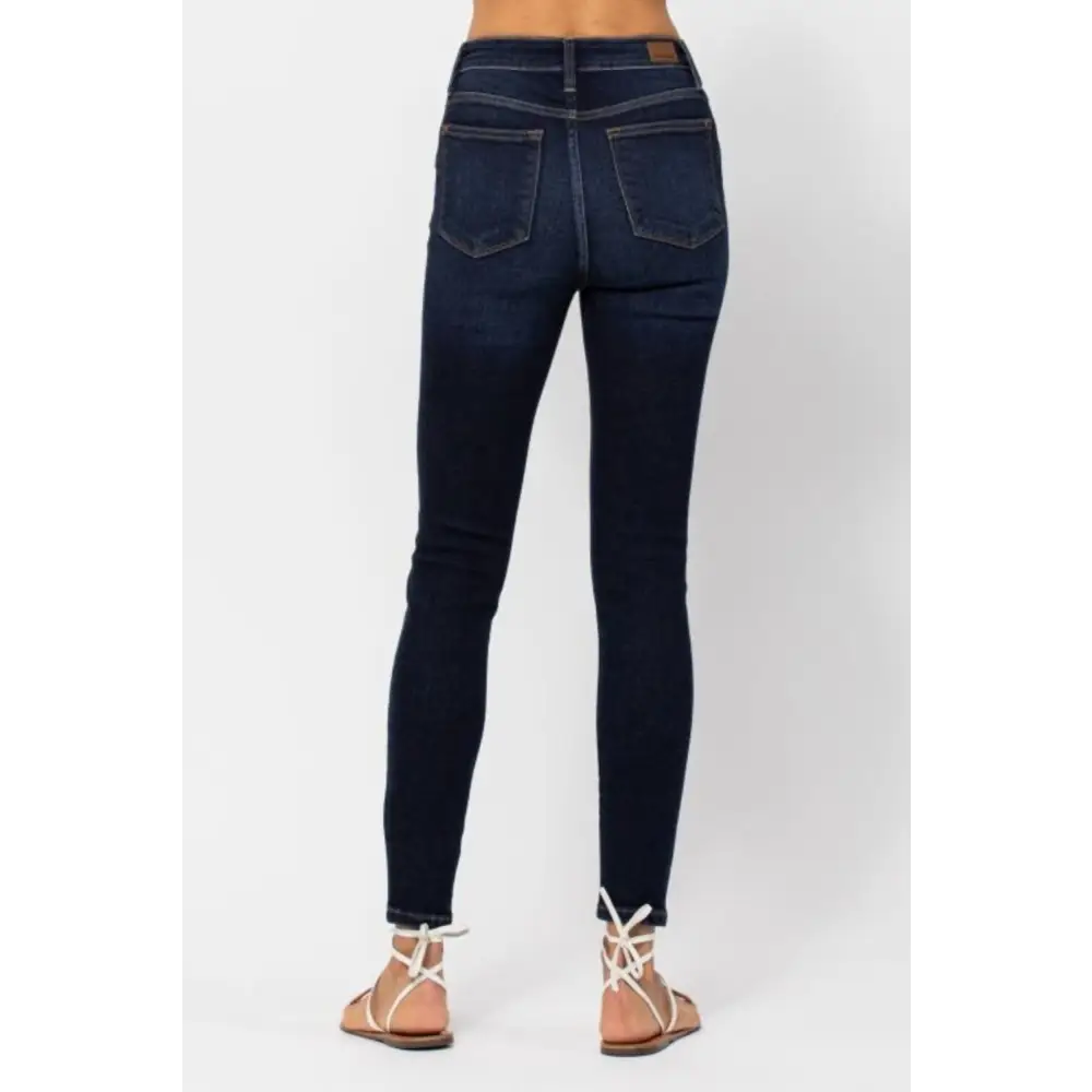 Elevate your wardrobe with judy blue luxury high waist skinny jeans $50.99 step into a world where fashion meets