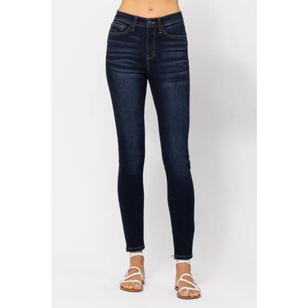 Elevate your wardrobe with judy blue luxury high waist skinny jeans $50.99 step into a world where fashion meets