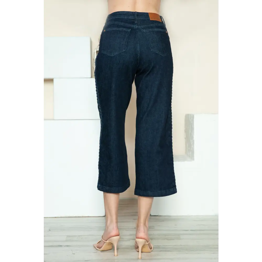 Discover judy blue luxury fashion for women with unique braid detail jeans $54.99 the high rise side seam braid detail