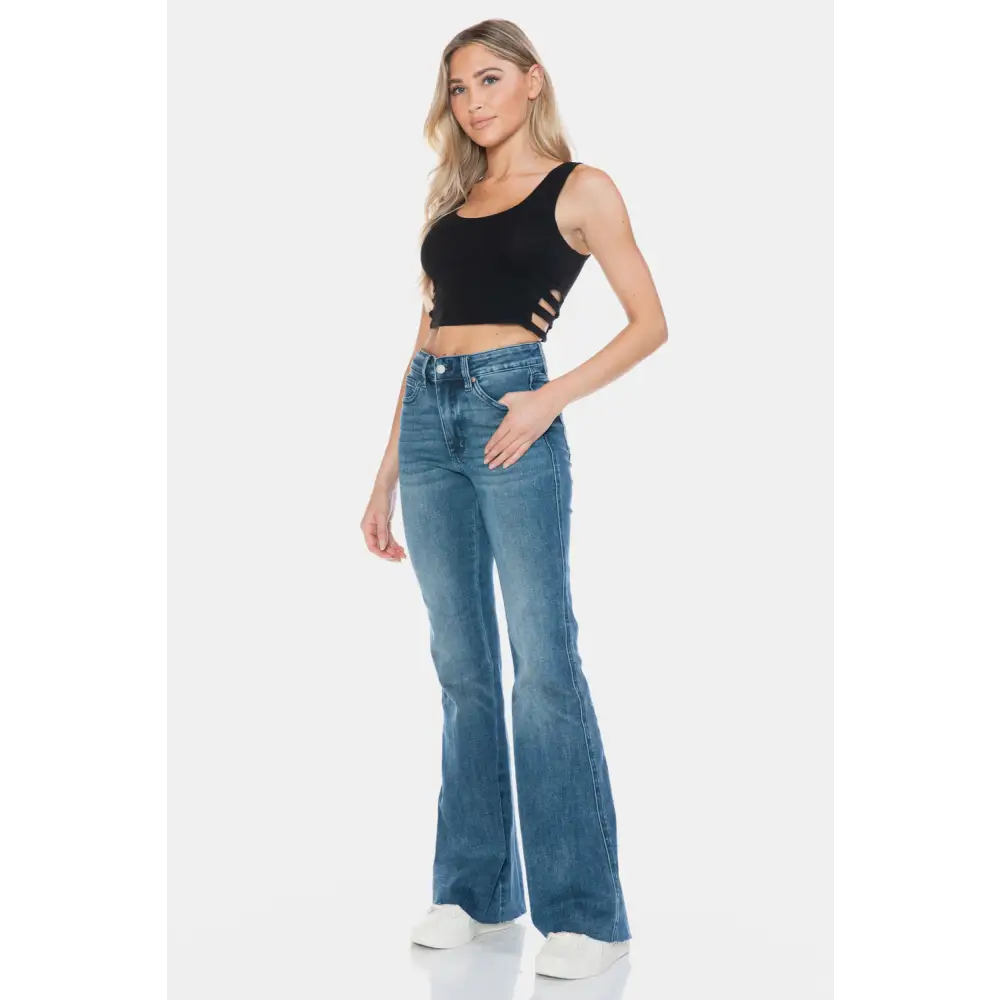 Judy blue tummy control flare jeans redefining luxury fashion for women $60.99 the mr tummy control vintage wash cut