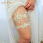 K02 Fashion Soft Sexy Lace Garter Belt for Women Lace Belt Legs Ring Bridal Garter Set Bride Wedding Accessories Bride Garter