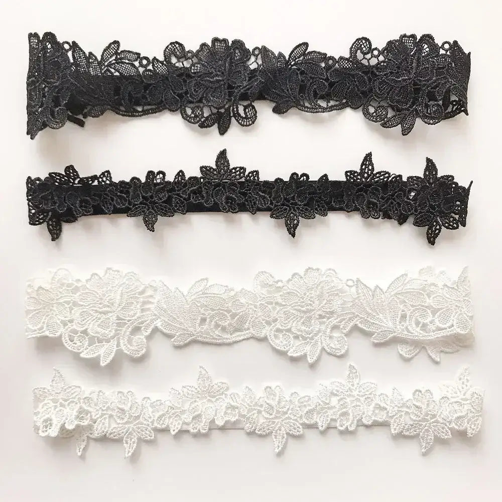 K02 Fashion Soft Sexy Lace Garter Belt for Women Lace Belt Legs Ring Bridal Garter Set Bride Wedding Accessories Bride Garter