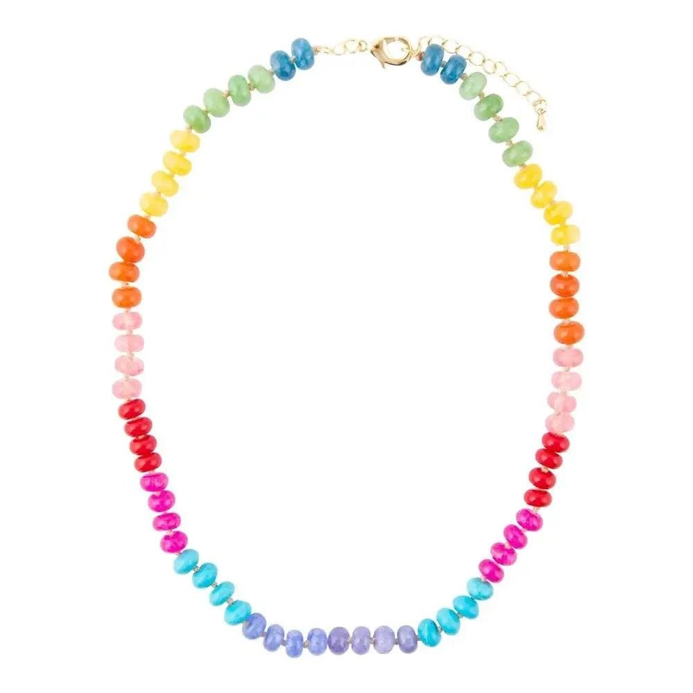 Kaleidoscope Multistone Strand Necklace - Maven Couture IncNecklaces