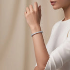 6.00 CTW AGI Certified Lab-Grown Diamond Tennis Bracelet in 14K Yellow or White Gold | G/VS Clarity