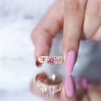 Lab Grown Pink Diamond Vintage Inspired Engagement Ring IGI Certified