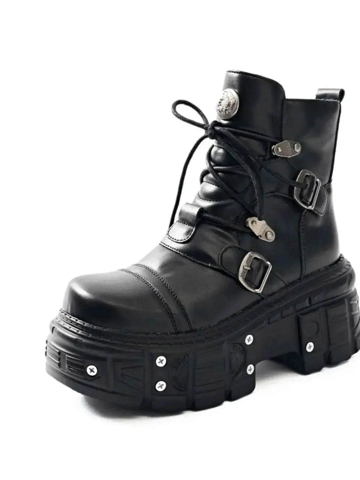 Lace Up Platform Boots