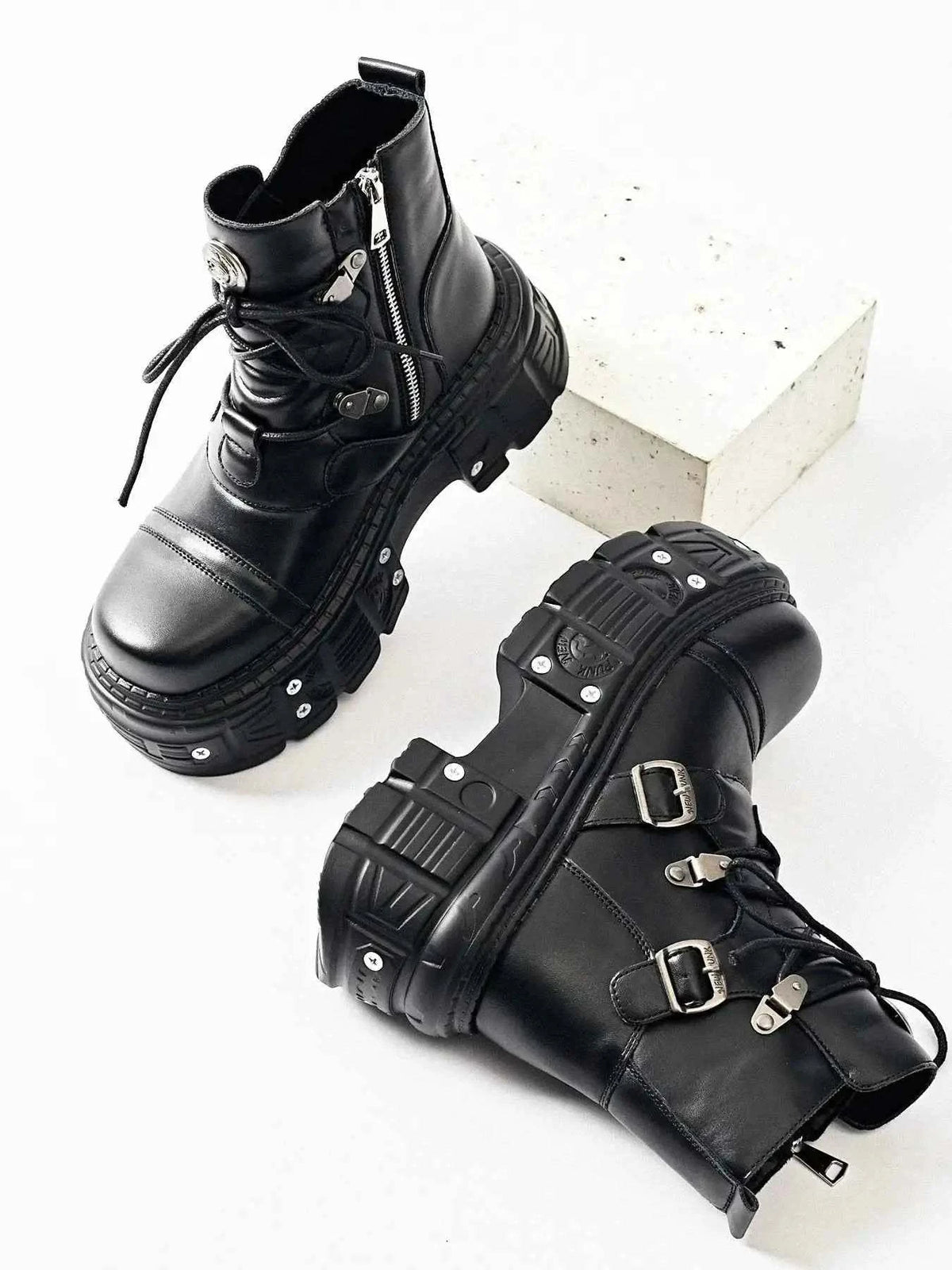 Lace Up Platform Boots