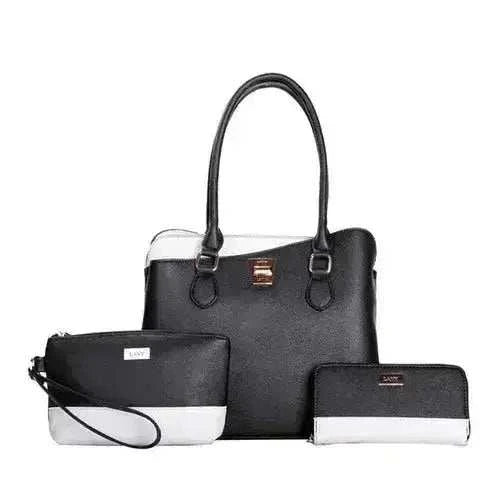 LANY Colorblock Bag Set - 3-Piece Wallet & Pouch | Femstylo