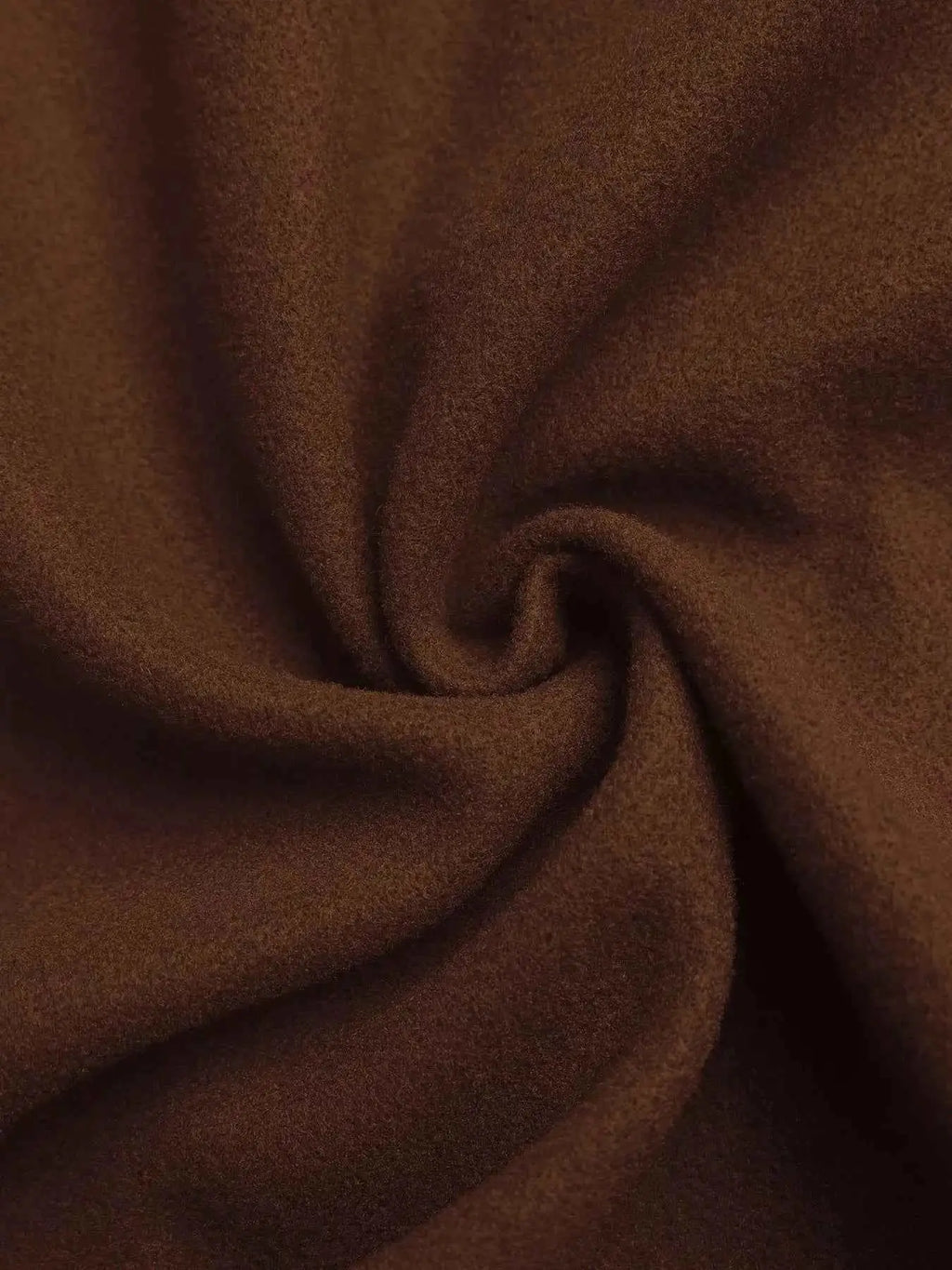 Lapel Collar Belted Wool Blend Coat
