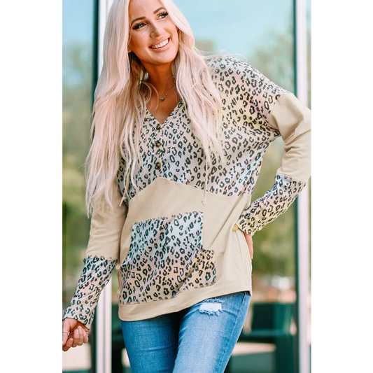 Timeless designer leopard print hoodie for luxury fashion for women $36 sizing regular pattern leopard print casual