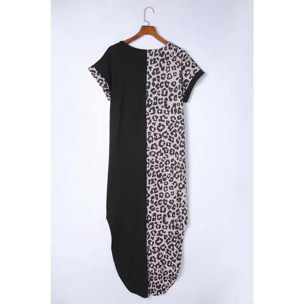 Timeless leopard print midi dress for luxury fashion enthusiasts $30 the grace of the wild (animal print)