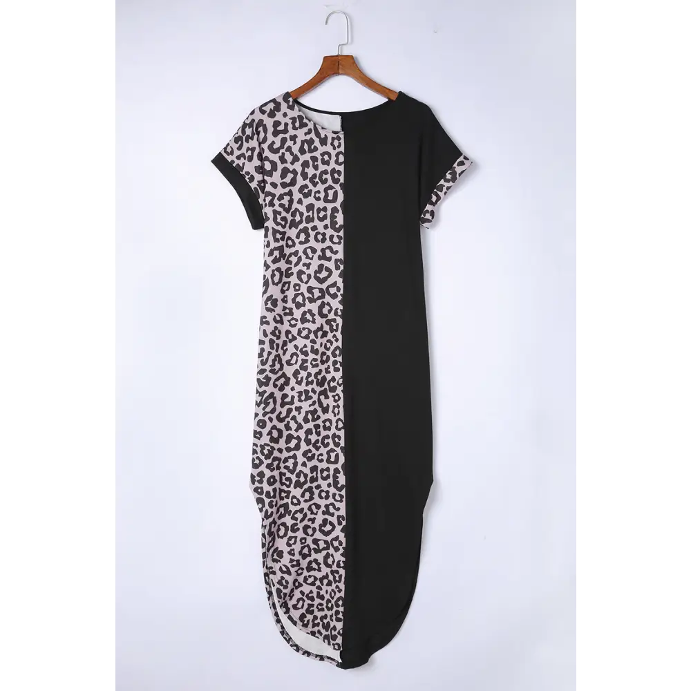 Timeless leopard print midi dress for luxury fashion enthusiasts $30 the grace of the wild (animal print)