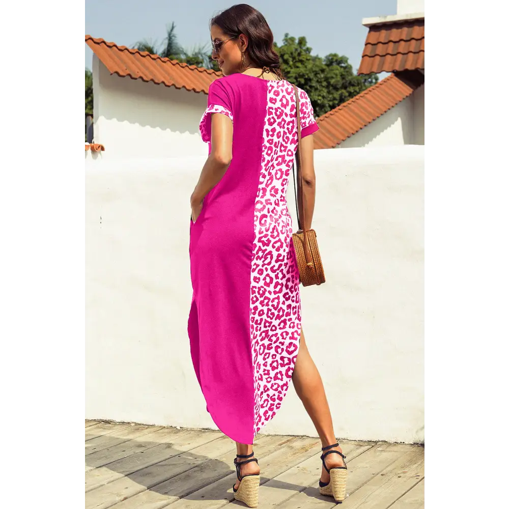 Timeless leopard print midi dress for luxury fashion enthusiasts $30 the grace of the wild (animal print)