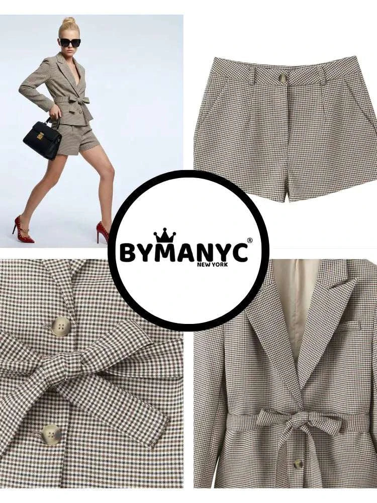 LEXINGTON Plaid Jacket & Shorts Set Prêt-à-Porter BYMANYC ® New York