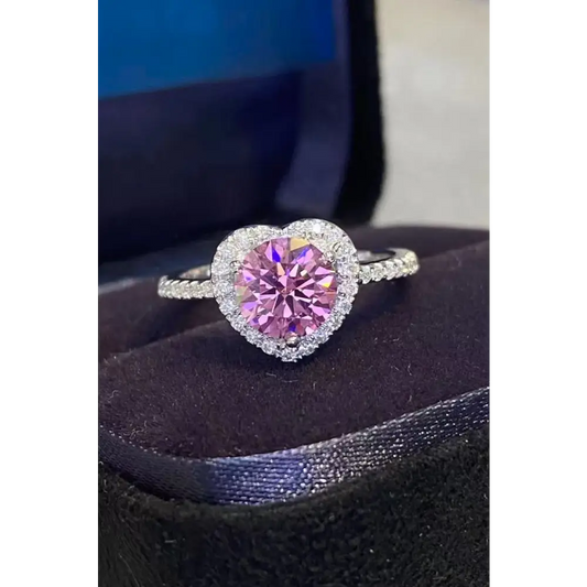 Lifelong journey moissanite heart ring for luxury fashion enthusiasts $66.99 a symbol of love that will last