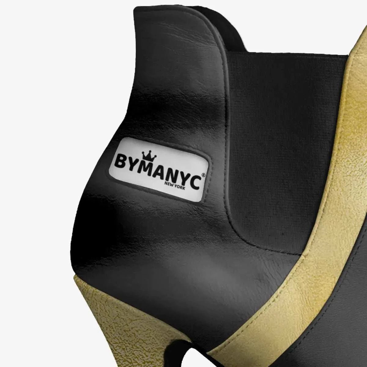 Limited Edition Vegan Over-the-Knee Boots BYMANYC® New York Skyline Black - Maven Couture IncWomen's vegan shoes