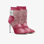 Limited Edition Vegan Stiletto Boots BYMANYC ® New York Futurista Black - Maven Couture IncWomen's vegan shoes