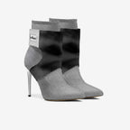 Limited Edition Vegan Stiletto Boots BYMANYC® New York Futurista Onyx - Maven Couture IncWomen's vegan shoes
