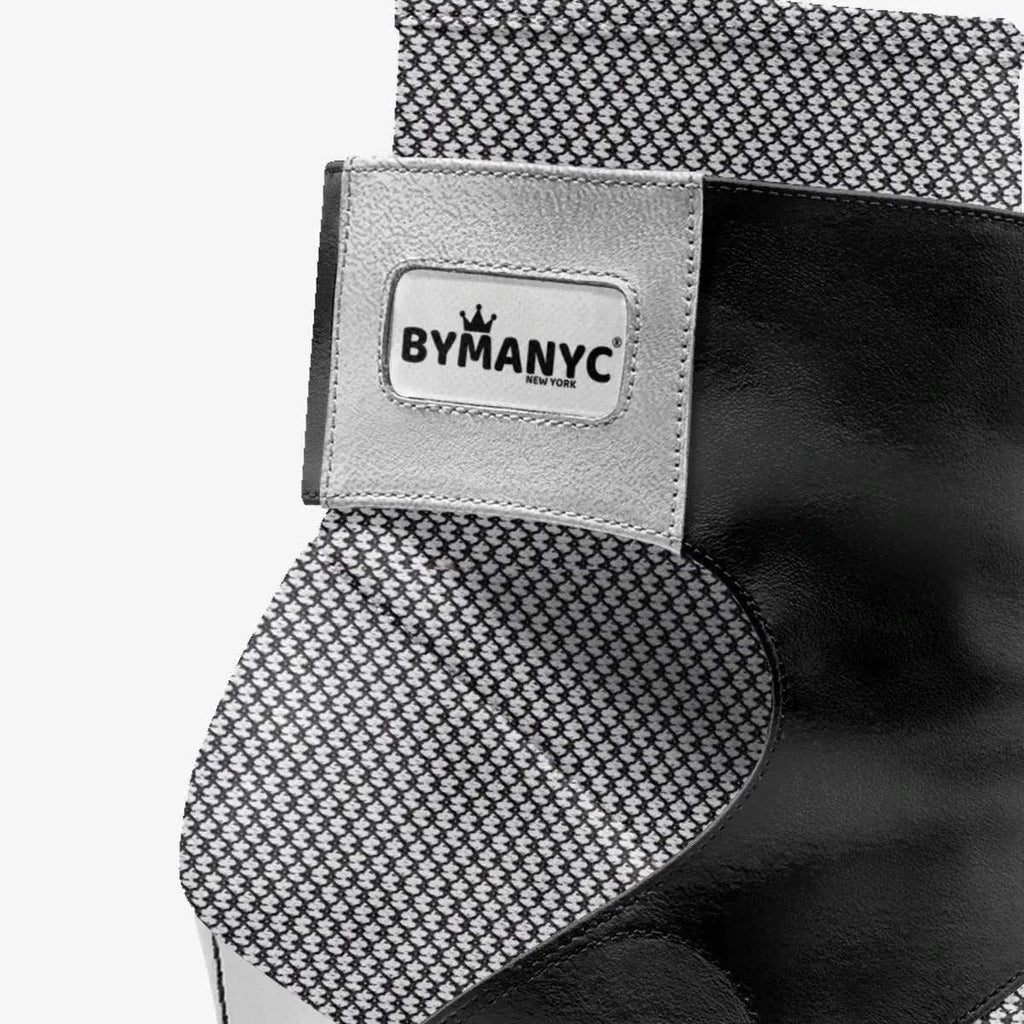 Limited Edition Vegan Stiletto Boots BYMANYC® New York Futurista Onyx - Maven Couture IncWomen's vegan shoes