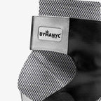 Limited Edition Vegan Stiletto Boots BYMANYC® New York Futurista Onyx - Maven Couture IncWomen's vegan shoes