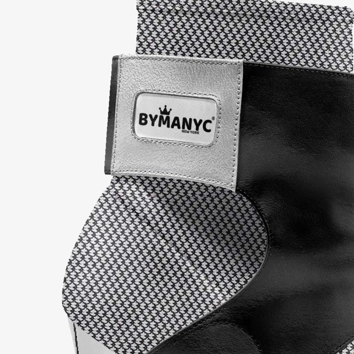Limited Edition Vegan Stiletto Boots BYMANYC® New York Futurista Onyx - Maven Couture IncWomen's vegan shoes