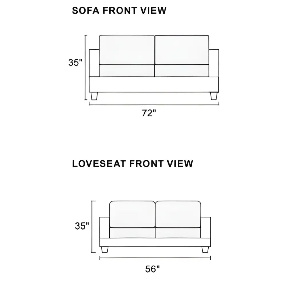 Luxury black faux leather sofa set for contemporary elegance $1,299 furniture specification product information item