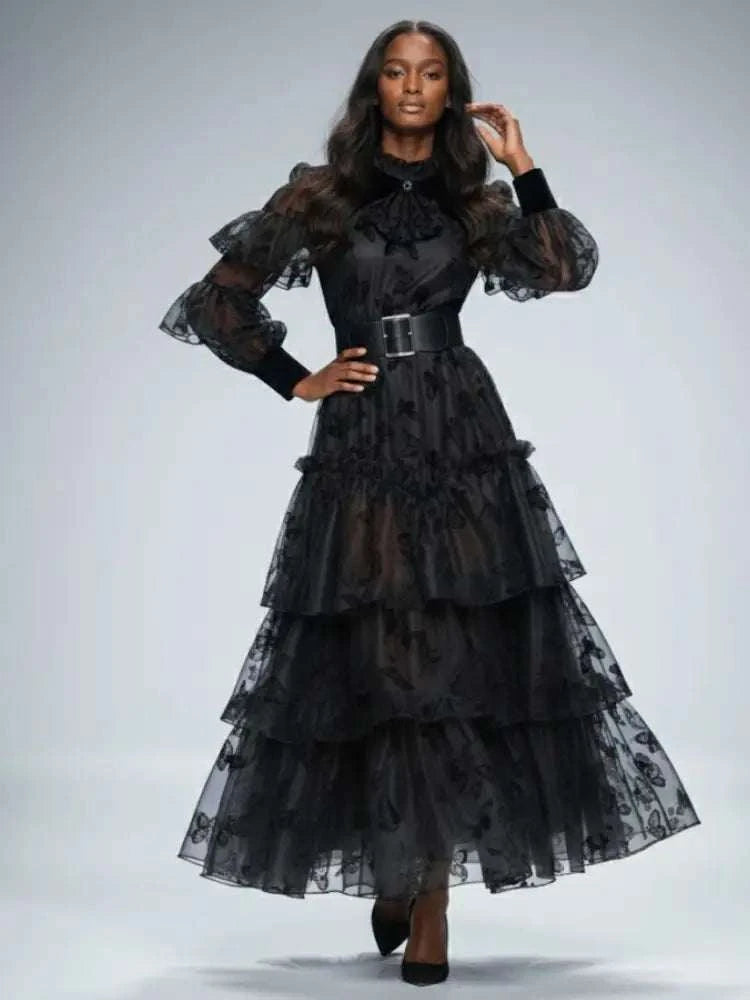 Long Black Party Dress LITTLE ITALY: Prêt-à-Porter Line BYMANYC ® New York