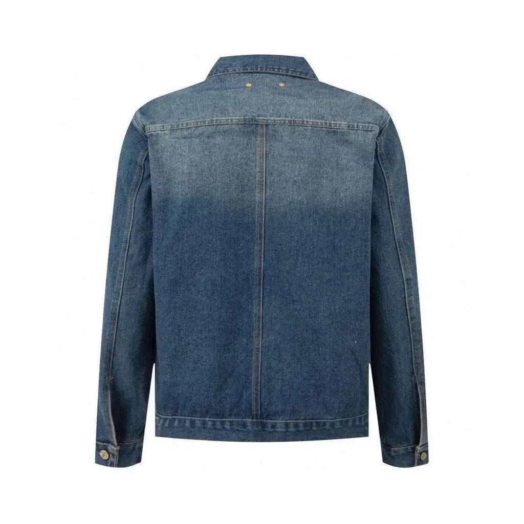 LOUIS VUITTON Denim Jacket Blue - Maven Couture Inc