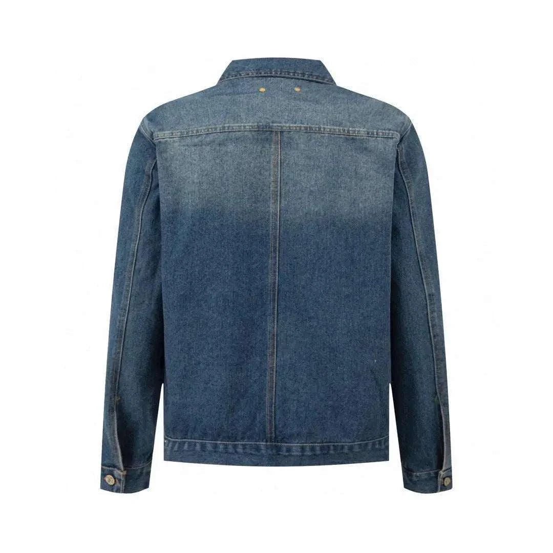 LOUIS VUITTON Denim Jacket Blue - Maven Couture Inc