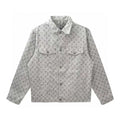 Louis Vuitton Monogram Denim Jacket Grey - Maven Couture Inc