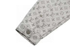 Louis Vuitton Monogram Denim Jacket Grey - Maven Couture Inc