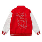Louis Vuitton Varsity Jacket Red - Maven Couture Inc
