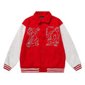 Louis Vuitton Varsity Jacket Red - Maven Couture Inc