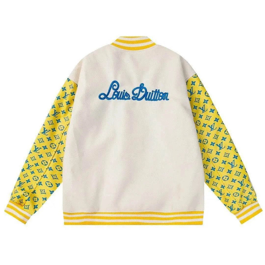 Louis Vuitton Yellow and Cream Jacket - Maven Couture Inc