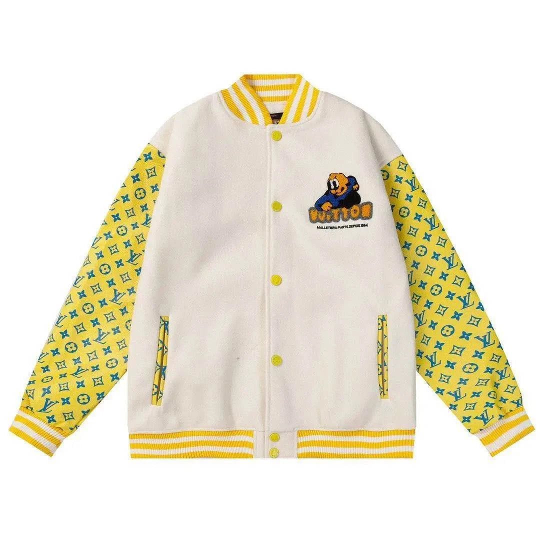 Louis Vuitton Yellow and Cream Jacket - Maven Couture Inc