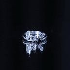 Love Ring in 14k Gold Plated Sterling Silver